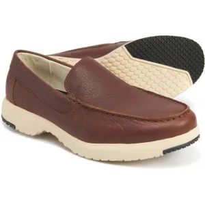 Baffin NIB Rust Leather Kauai Slip-On Loafers