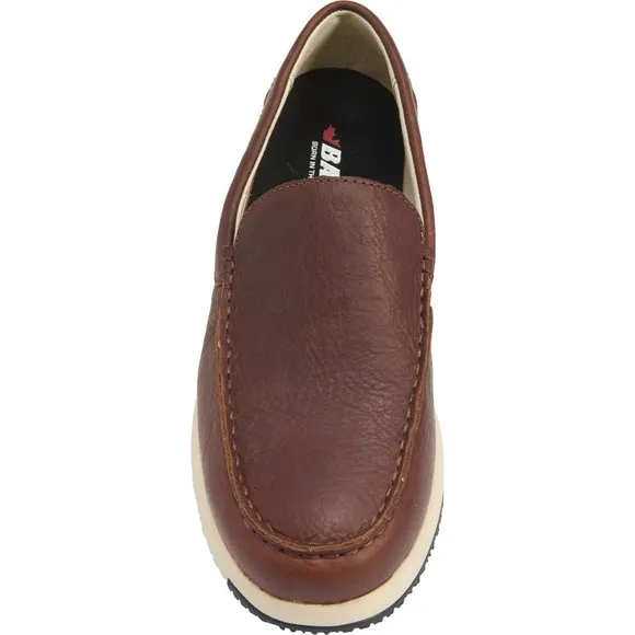 Baffin NIB Rust Leather Kauai Slip-On Loafers