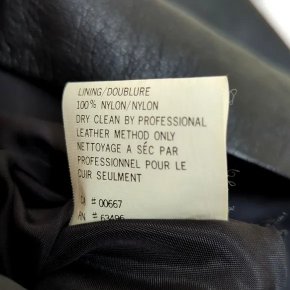 Bagatelle 90's Vintage Genuine Leather High Waisted A-Line Mini Skirt Black 4