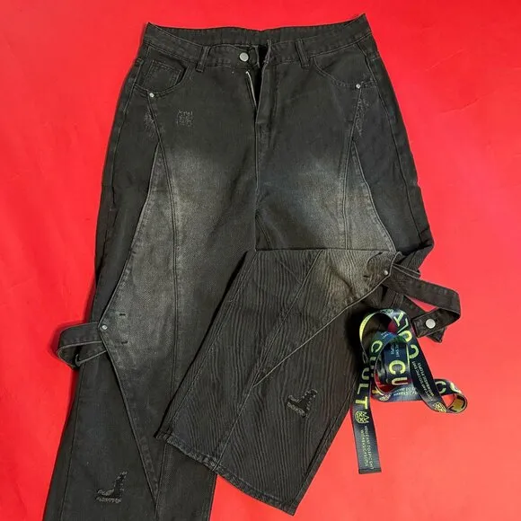 Baggy Jeans 90s Vintage Look – 4-Piece Bundle – Fits Size M