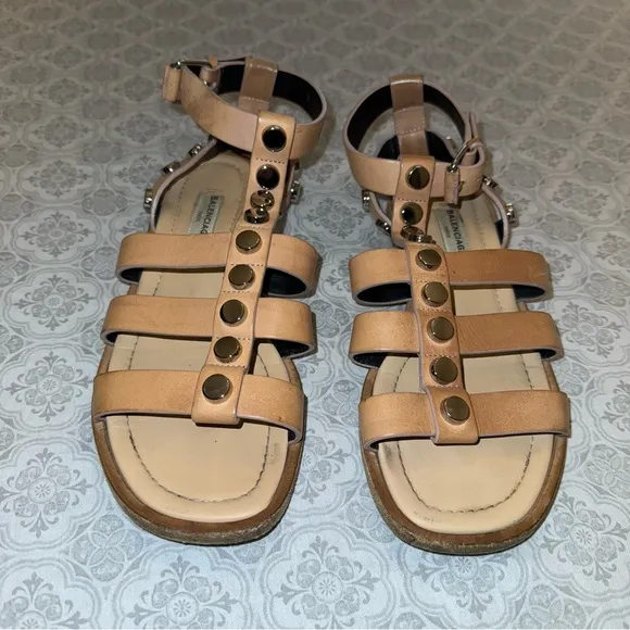Balenciaga studded gladiator sandals Size 35.5