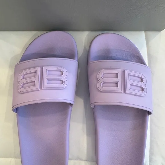 Balenciaga Women's Purple Slides
