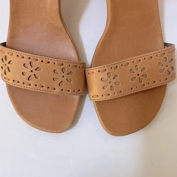 BALI ELF Beautiful Handmade Leather Ankle Strap Sandals Size 7.5