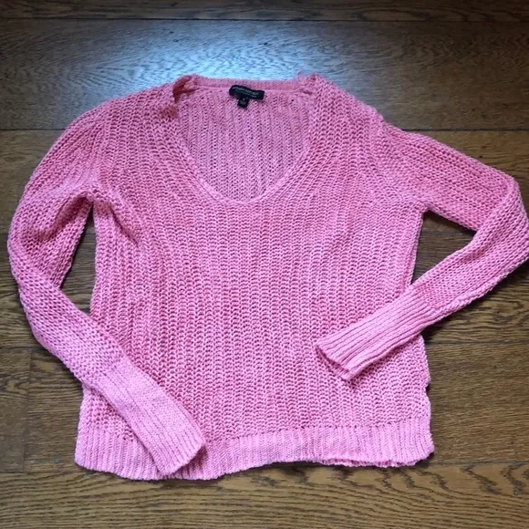 Banana Republic 100% Italian Linen Chunky Sweater