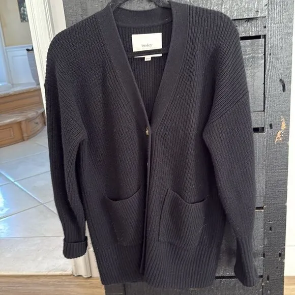 Bandier Wesley Crosby Cashmere Cardigan XS
