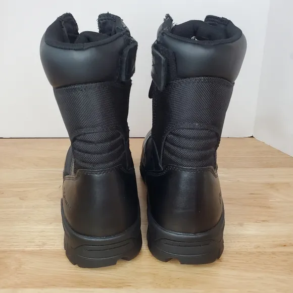 Bates Mens Tactical Sport Side Zip 8 inch Soft Toe Boots Size 13 Wide Black