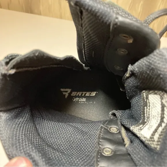 Bates Tactical HW OPS 10 Men's 7.5 Black Boots E05581 OPS10 Side Zip Velcro Tab