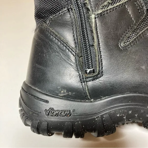 Bates Tactical HW OPS 10 Men's 7.5 Black Boots E05581 OPS10 Side Zip Velcro Tab
