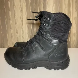 Bates Tactical HW OPS 10 Men's 7.5 Black Boots E05581 OPS10 Side Zip Velcro Tab