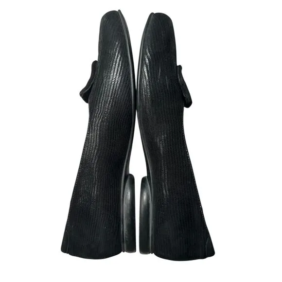 BeautiFeel Black Suede Leather Flats MADE IN ISRAEL Sz: EU: 40 US: 9