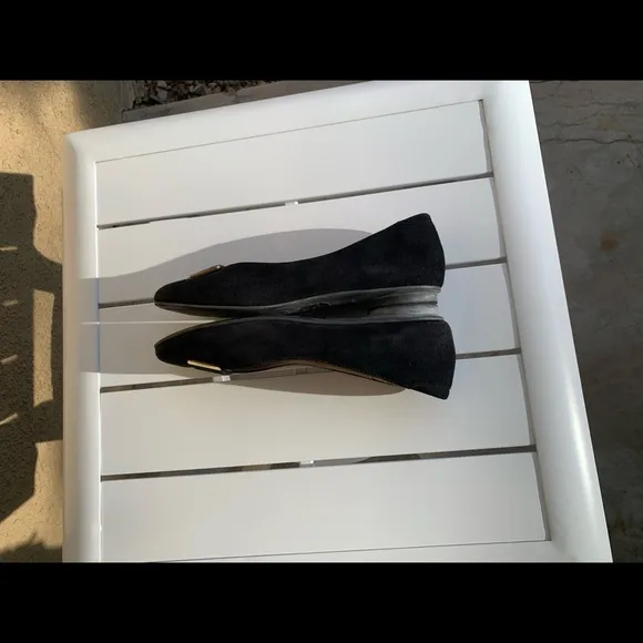 BeautiFeel Franca black suede ballet flats size  7.5 ( European 38)