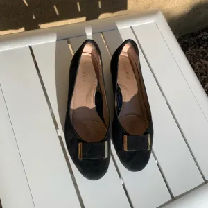 BeautiFeel Franca black suede ballet flats size  7.5 ( European 38)