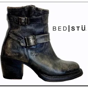 Bed Stu Cobbler Series distressed moto booties