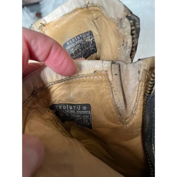 Bed Stu Cobbler Series distressed moto booties