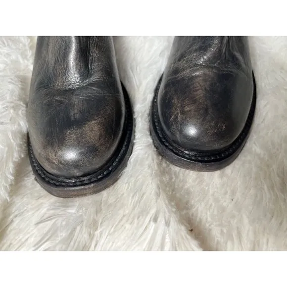 Bed Stu Cobbler Series distressed moto booties