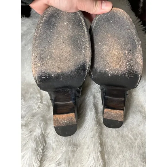 Bed Stu Cobbler Series distressed moto booties