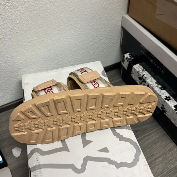 Beige Kappa Slides (UNISEX)