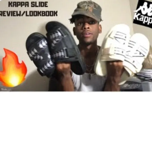Beige Kappa Slides (UNISEX)