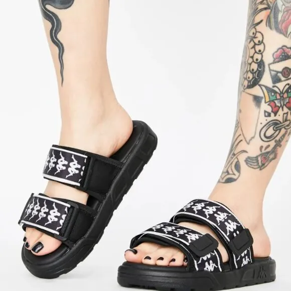 Beige Kappa Slides (UNISEX)