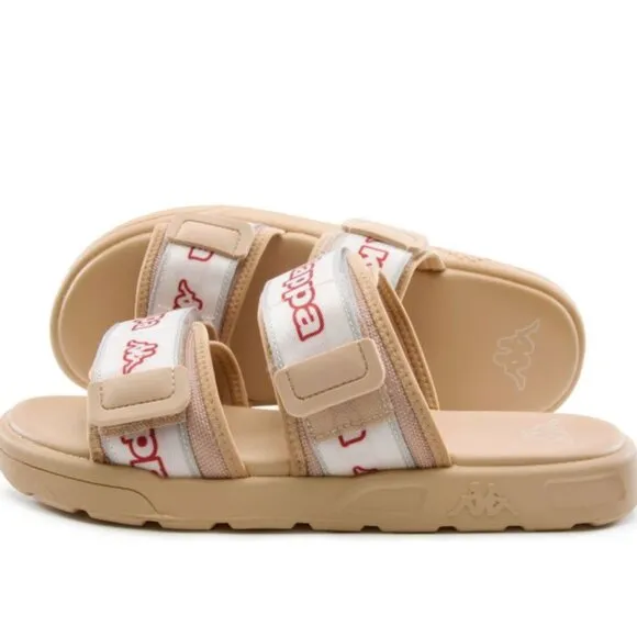 Beige Kappa Slides (UNISEX)