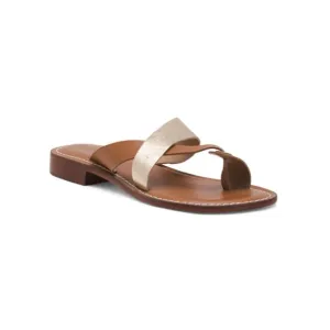 BERNARDO Platinum Made In Brazil Leather Tia Sandals