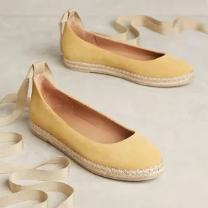 BETTYE BY BETTYE MULLER &quot;FAITH&quot; LACE-UP ESPADRILLE FLATS
