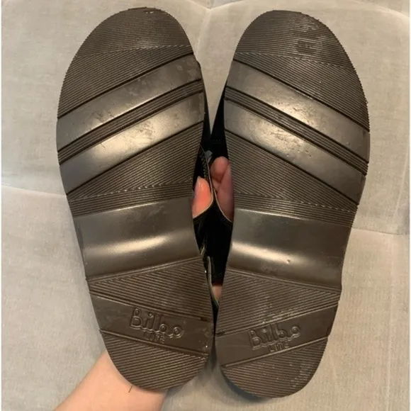 Bilbo Leather Cross Sandals Black Size 26 Size 8-8.5-9