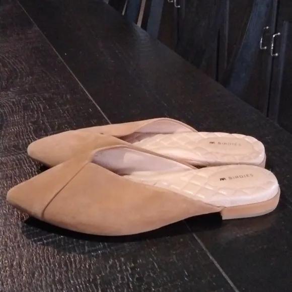 BIRDIES SUEDE MULES