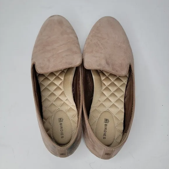 Birdies suede Starling Latte women 10 loafers