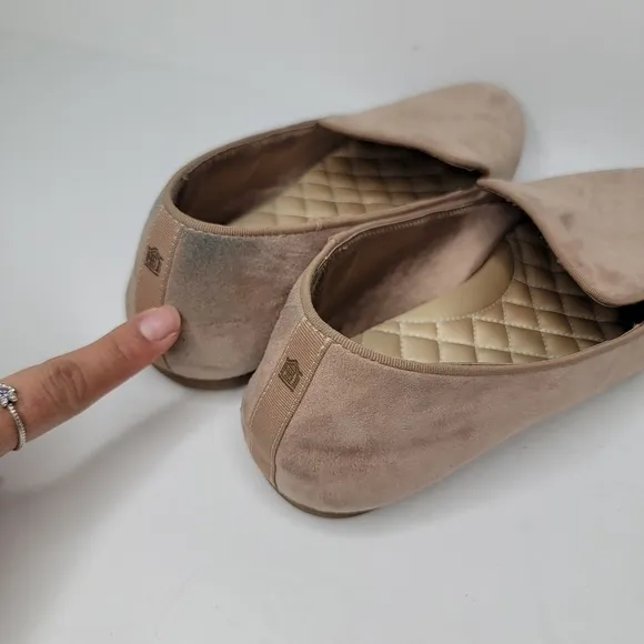Birdies suede Starling Latte women 10 loafers
