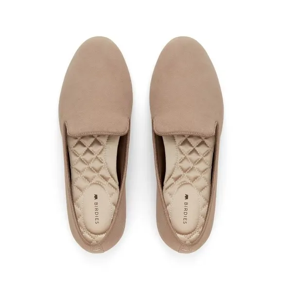 Birdies suede Starling Latte women 10 loafers