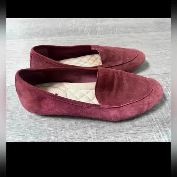 Birdies Vesper Loafer/Flats Limited Edition Color Pinot Suede Size 6.5