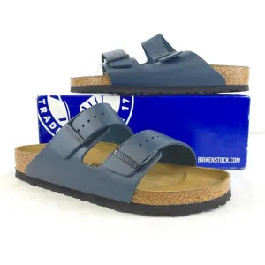 Birkenstock Arizona Blue Smooth Leather Sandals in Men's - FCM60