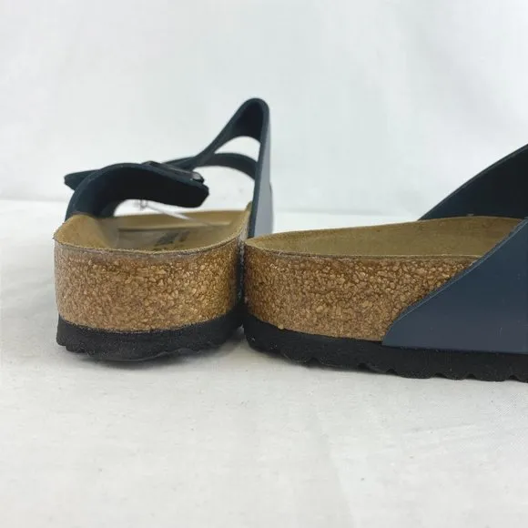 Birkenstock Arizona Blue Smooth Leather Sandals in Men's - FCM60