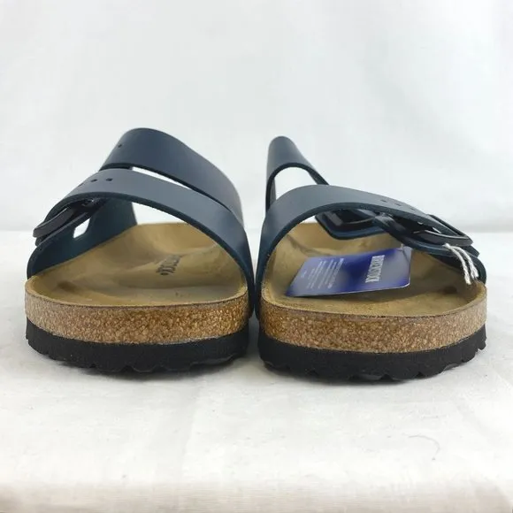 Birkenstock Arizona Blue Smooth Leather Sandals in Men's - FCM60