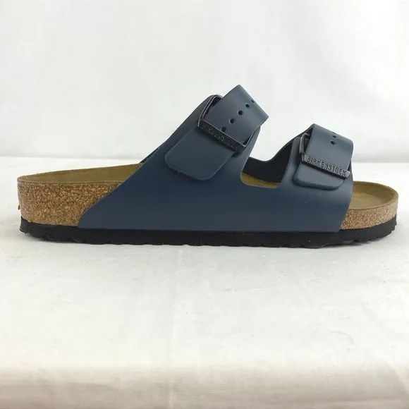 Birkenstock Arizona Blue Smooth Leather Sandals in Men's - FCM60