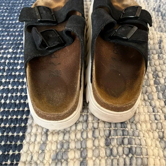 Birkenstock Arizona chunky Black Sandals papailio size 37 6 / 6.5 women’s