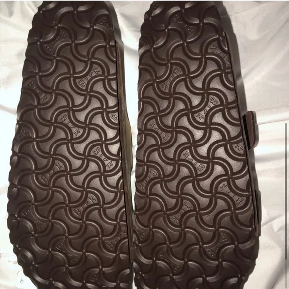 Birkenstock Arizona oiled leather brown sandals 40=9
