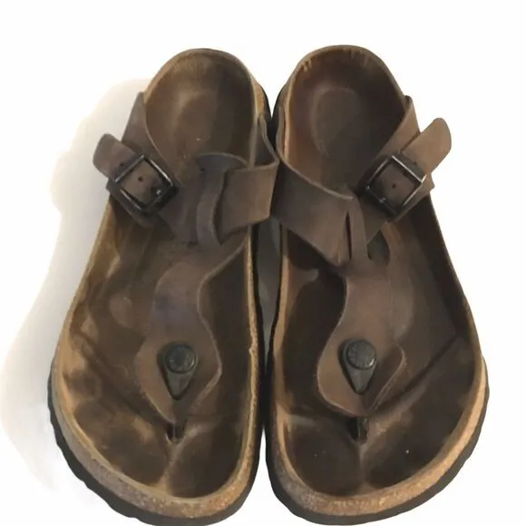 BIRKENSTOCK Betula Gizeh Cork Thong Sandals 39
