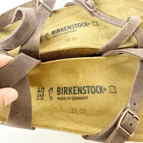 Birkenstock Brown Yara Sandals Size 40