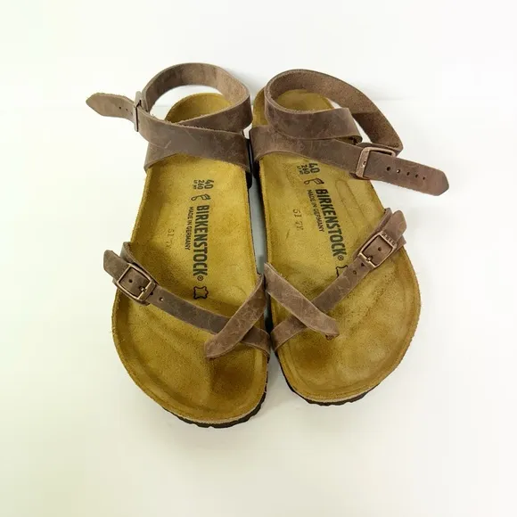 Birkenstock Brown Yara Sandals Size 40