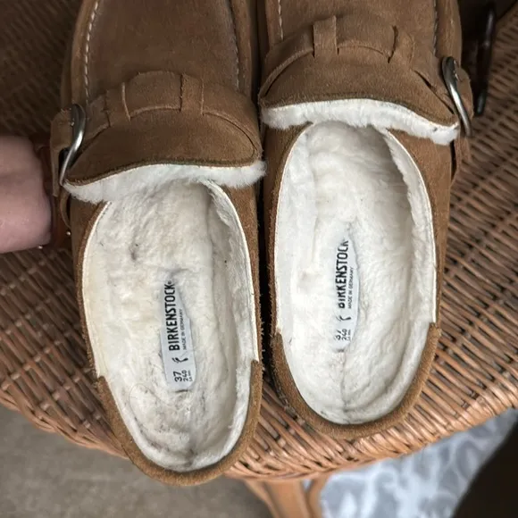 Birkenstock Buckley mules/slides, size 6M