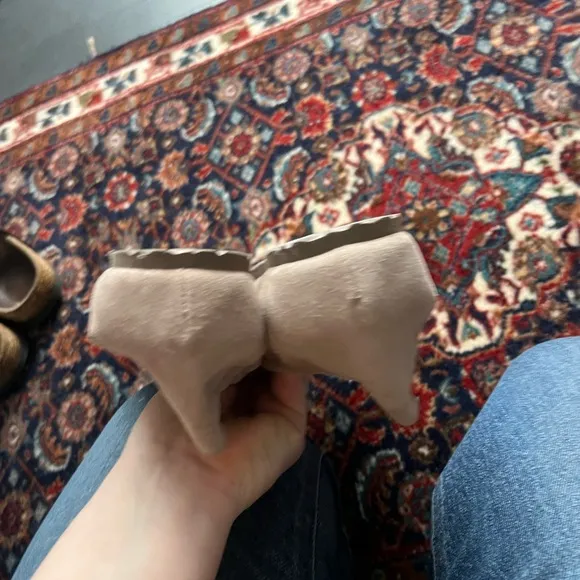 BIRKENSTOCK CELINA SUEDE TAUPE FLATS size 37