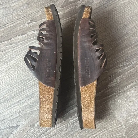 Birkenstock Grenada Soft. Footbed Sandals Habana Oiled Leather Women 6-6.5 EU 37
