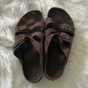 Birkenstock Leather Sandals with Buckles