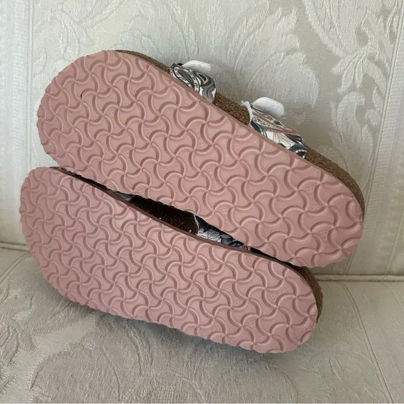Birkenstock mayari parsley light rose printed slides kids size 13