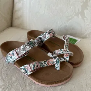 Birkenstock mayari parsley light rose printed slides kids size 13