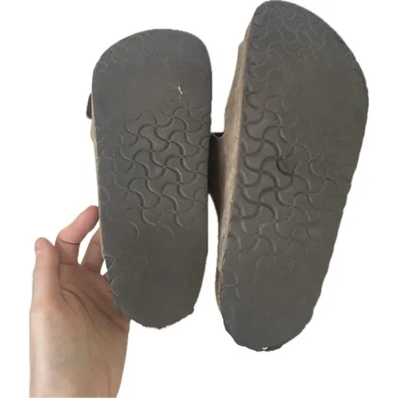 Birkenstock Men’s Arizona Brown Leather Sandals Eva EU 44 US 11