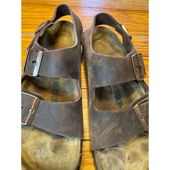 Birkenstock Milano Oiled Leather Habana Size 37