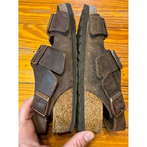 Birkenstock Milano Oiled Leather Habana Size 37